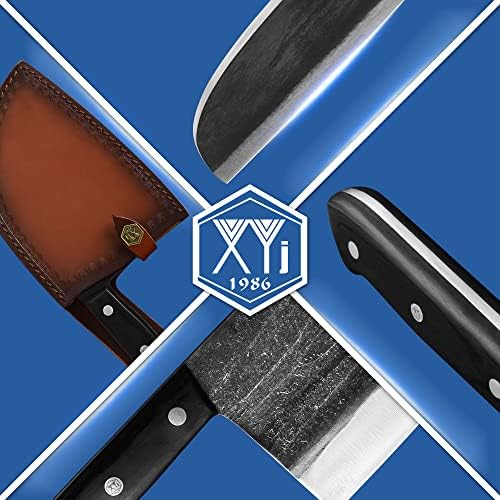 XYJ Full Tang 6,5-inčni mesarski nož japanski kuharski noževi Set sa vrećicom za nož za rolu za meso riba povrće