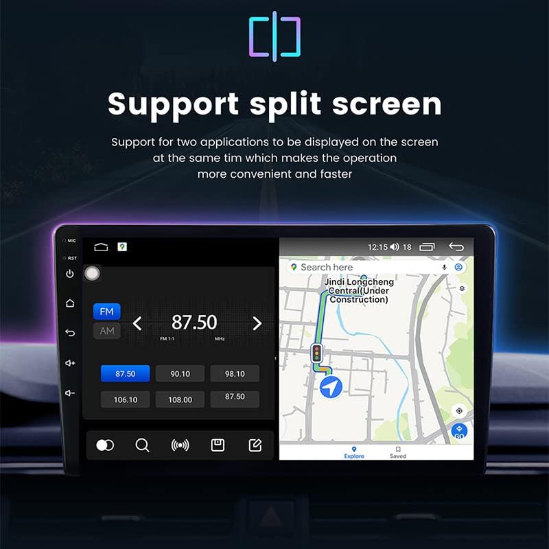 Android 10 Auto Radio Stereo za Honda Vezel HR-V 2014-2019, Biorunn 9.5 GPS Navi Okta jezgro glasovna