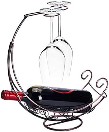 Miunv tablet za vinski nosač i držač za stabljiku - drži 1 bocu i 2 čaše - samostojeći nosač