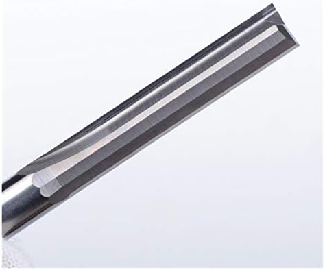 Glodalica za glodalo rotirajuća Bit 50kom 6mm glodalica sa dvije oštrice sa ravnim žljebom, koristi se za drvo CNC rezač za ravno graviranje karbidni krajnji Glodalica za alat
