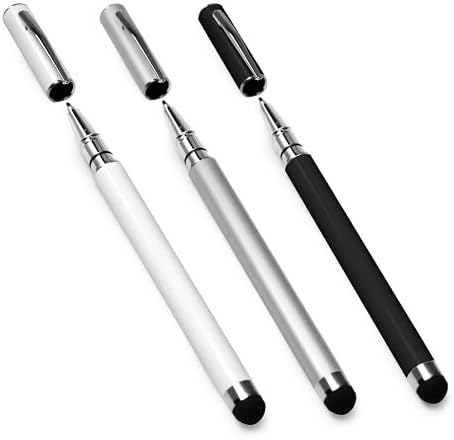 Boxwave Stylus olovka Kompatibilan je s Verizon Ellipsus 8 - kapacitivna styra, kapacitivni olovka sa rollerball olovkom za Verizon Ellipsis 8 - Metalno srebro