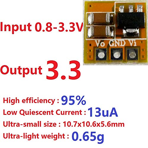 Niska mirna struja 1.5 V 1.8 V 3V do 3.3 V Boost DC DC Konvertorska ploča za ESP8266 nrf24l01 LCD LED modul