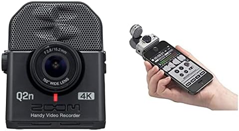 Zoom Q2N-4K Handy Video snimač, 4k / 30p Ultra visoke rezolucije Video, kompaktna veličina, stereo mikrofoni, široki kutni objektiv i zumiranje IQ7 stereo mikrofon