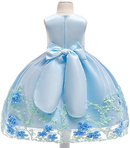 Kilo & Mjerači vez 3D cvjetna djevojka haljina tulle čipka svečana stranačka haljina za bebe 3M-9T