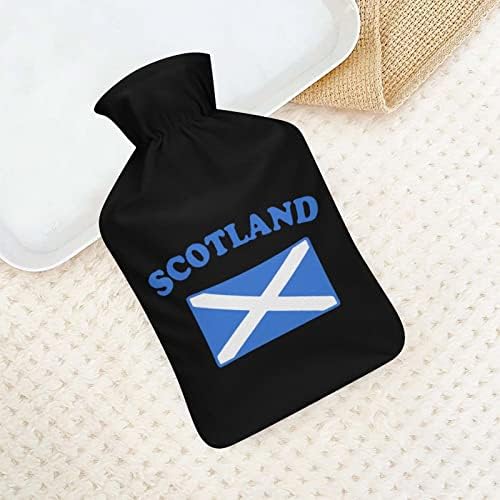 Zastava Škotske torbe za toplu vodu s kratkim plišanim poklopcem gumene tople vode boce prijenosne ručne