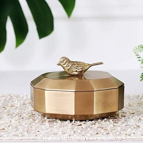 Ptice stil mesingani bakreni nakit kutija za pohranu kutija Europski-američki model ukras za uređenje sobe stilski i lijepi