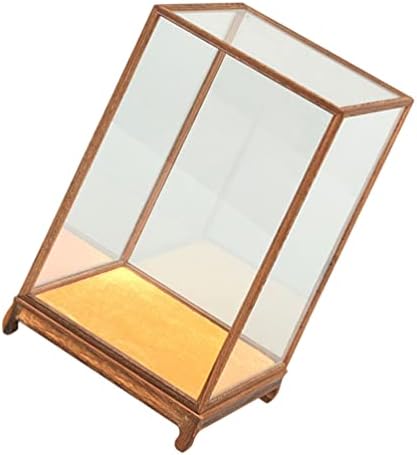 Staklo zaslon za prikaz Clear Glass Ex Prikaz kutije: Curtop Box Cube Organizator Showcase za akciju Figures