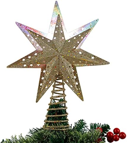 JUEGOAL ISTENDED CINSKI DRESER, sa ugrađenim rotirajućim čarobnim kuglom LED krovom, 3D Glitter Golden Christmas Christmas Dr.