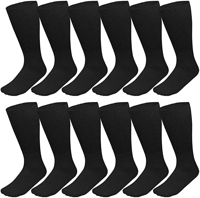 Dijabetičke čarape Crew Unisex ljekara odobrila 12 par terapijskih čarapa, neuropatičnih čarapa