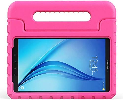 BMOUO Kids futrola za Samsung Galaxy Tab E 8,0 inča - Eva Shootf Call Light Težina Dječja kućišta Kućište Super Zaštita Poklopac postolje za djecu Djeca za Samsung Galaxy Tabe 8-inčni tablet - Rose