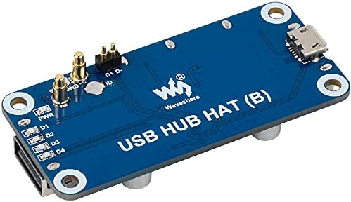 BFAB USB HUB HAT za maline PI 4B / 3B + / 3A + / 2b / nula / nula w / nula Wh, sa 4x USB 2.0 portovima
