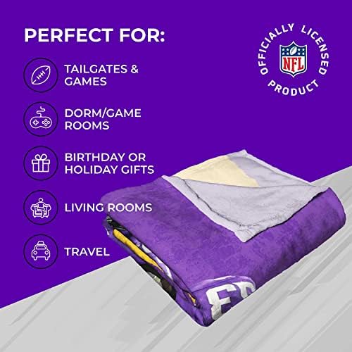 Northwest NFL Unisex-pokrivač za bacanje svile za odrasle