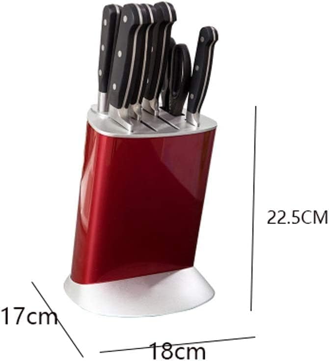 Kuhinjski pribor plastični držač noža-ergonomski ugao dizajn držača kuhinjskog noža odvojivi crveni držač noža pojedinačni držač noža