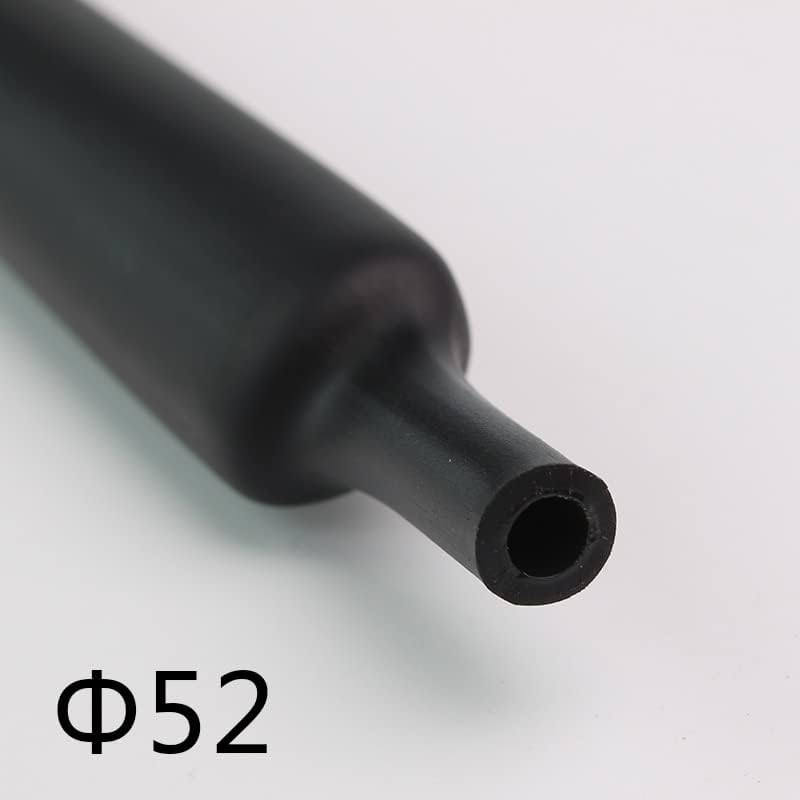 1,22Meter / lot 52mm 4: 1 cijev za toplotu sa ljepilom za ljepilo obložen dvostrukim zidnim cijevima
