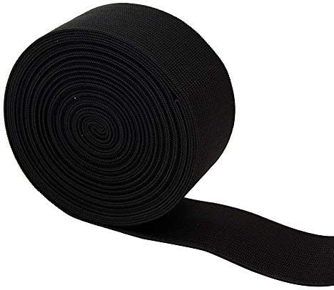 Crni elastični opseg za perikovši šivanje elastičnih opsega kalem visoko elastičnost pletenje elastične