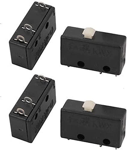 GIBOLEA mikro prekidači 10kom AC250V / 3A 125V/5A SPDT trenutni taster aktuatora ograničenje mikro prekidača