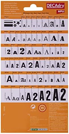 Crna prenosiva slova i brojevi. Pisma 12 mm crna