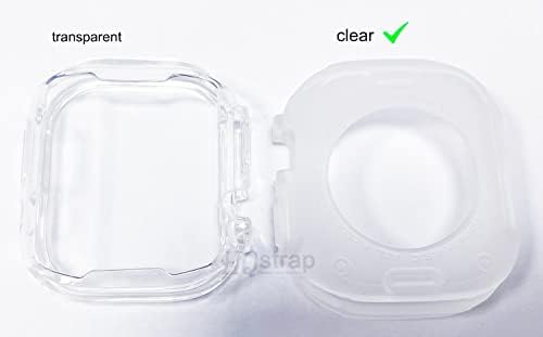 Ankang Case Carbon Fiber Case za Apple Watch Ultra 49mm TPU zaštitni kafići šuplji okvirni branik