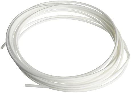 1kom termoskupljajuće cijevi, 2:1 bijeli Bettomshin električni žičani kabl ≥600v & 248 ° F, 4mx2mm skupljajuća