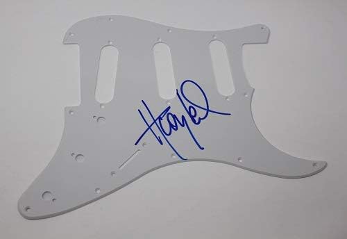 Huey Lewis moć ljubavi potpisan autogramom Fender Strat električna gitara Pickguard Loa