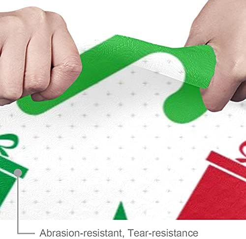 Siebzeh bijeli Božić Premium debeli Yoga Mat Eco Friendly Rubber Health & amp; fitnes non Slip Mat za sve