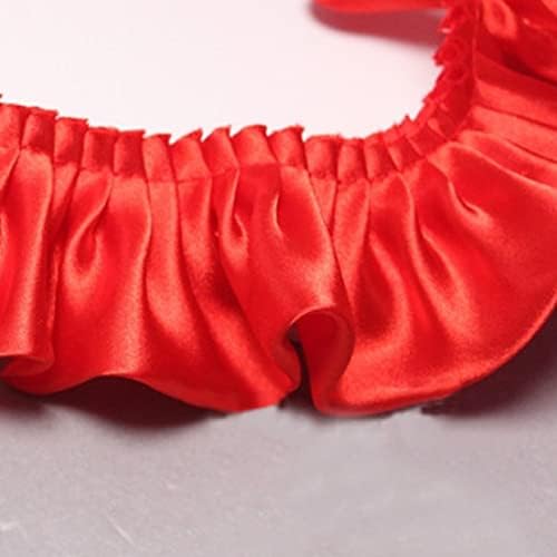 2 Yards ruffle čipka obloge satenske nacrte vrpce tkanine DIY CRAFTS šivanje zavjese stolnjak od odjeće Dress