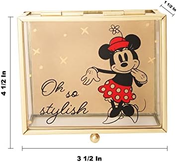 Disney Minnie Mouse Kutija Za Nakit - Oh So Stylish Glass Minnie Kutija Za Nakit Kutija Za Organizatore