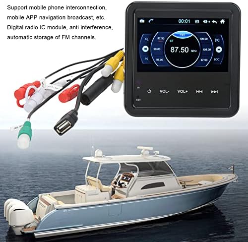 Bluetooth MP5 Player, 5in Bluetooth MP5 Player Car Stereo prijemnik FM AM radio vodootporan Handsfree pozivi za morske jahte RV kamione