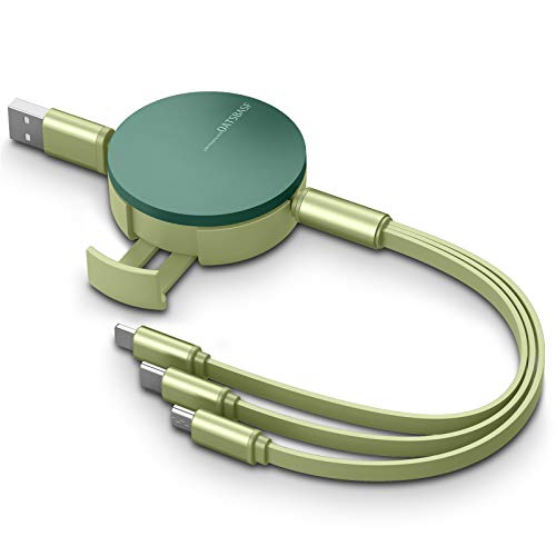 Oatsbasf kabl za više USB punjača na uvlačenje 3 u 1 Adapter za više kablova za punjenje sa Mini Type C/Micro