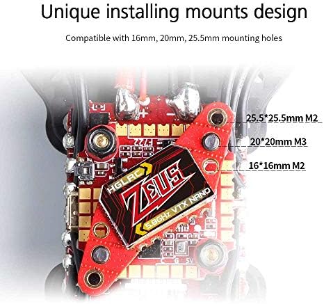 HGLRC Zeus350mW VTX M2 M3 16x16 20x20 25.5x25. 5 5.8 GHz ugrađeni mikrofon preklopni FPV predajnik