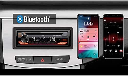 JVC KD-T910BTS Car Stereo sa Bluetooth, prednjim USB, AUX, Alexa, Sirusxm Radio Ready, Hi-Power pojačalo