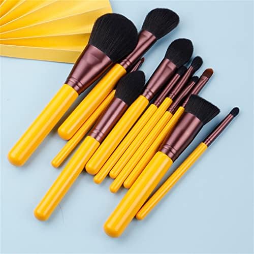 SDGH žuta serija 11pcs sintetička četkica za kosu set-lica i oka kozmetička olovka-umjetna kosa