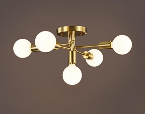 Luster LLLY za kućni zlatni / crni stropni dekor svijetlo žarulja za spajanje za unutarnju sobu spavaću sobu