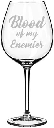 Čaša Za Vino Pehar Smiješna Krv Mojih Neprijatelja