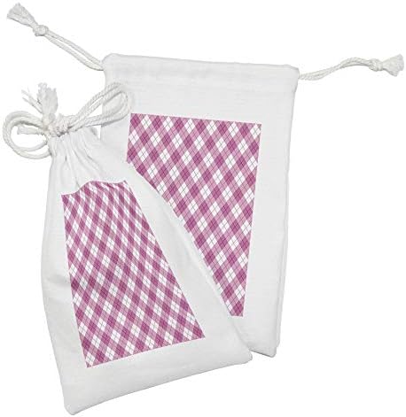 Ampesonne apstraktna torba za tkaninu 2, geometrijska dijagonala u pastelnom boju djevojke stil provjerenog