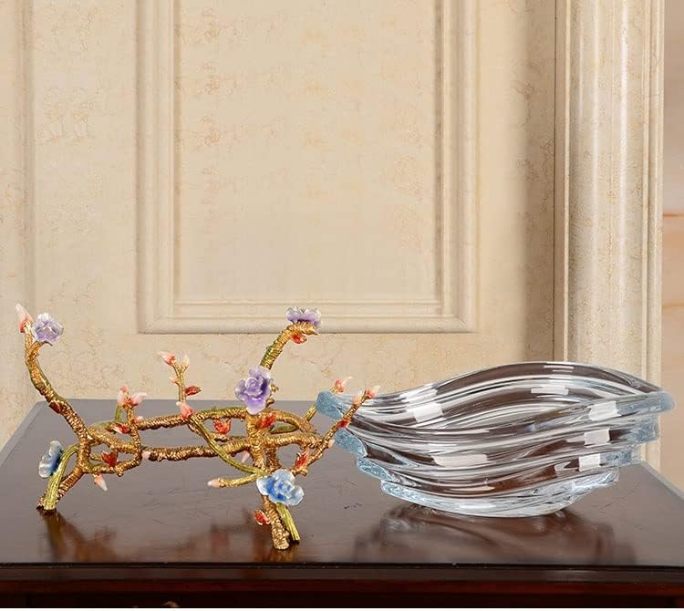 N / A emajl kristalno stakleno sušeno voćno ploča Nordic dnevni boravak kreativni trpezarijski stol