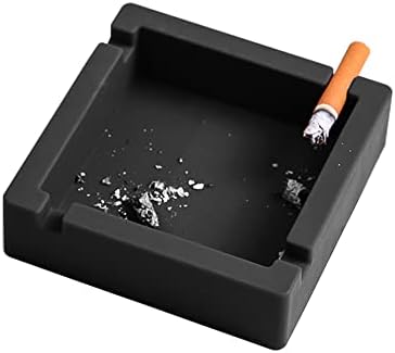 2pcs ashtray silikonske neraskidive cigarete pepeljasto veliko sa 4 dvostruka upotreba za vanjsku sobu, popločani dio dvorišta, vanjskog, unutarnje strane
