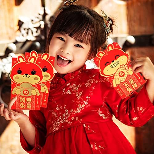 STOBOK lijep crveni i kineskom stilu štampanje svadbena zabava proljeće crtani pokloni djecu divan za Hong godine tradicionalne kese poklon koverte debeli novac prijenosni Lunar džep crvene koverte