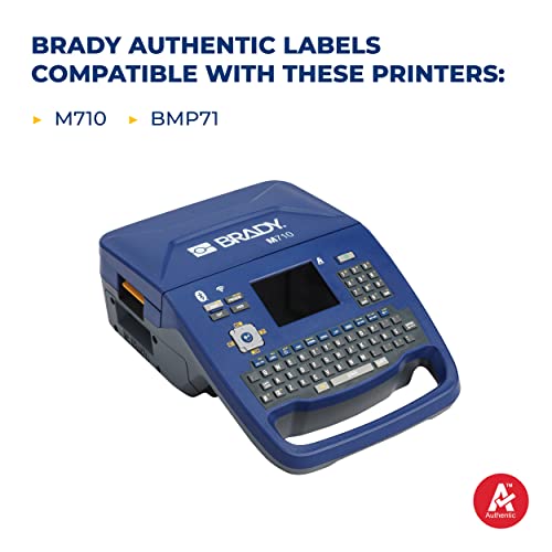 Brady Samokaminirajući vinil omotajte oko žičanih i kablovskih naljepnica za štampače M710 i BMP71 - 1 x 1.
