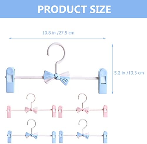 Veemoon vješalice za bebe vješalice za bebe vješalice 5kom vješalice za pantalone sa kopčama Plastična