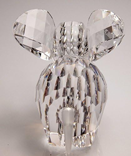 Swarovski srebrni kristal zamrznuta rep za bebe Slon 7640