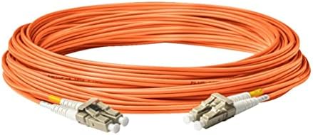 SpeedyFibertx - 6-pakovanje 0,20 metra multimode OM1 dupleks LC do LC vlakana za patch kabel, Corning OM1 62.5 / 125 optički vlakno, narančasti riser ofnr kabel jakna