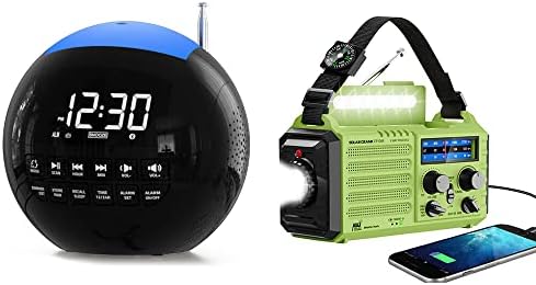 NOAA Emergency Weather Radio Solar Hand Crank baterija prijenosni AM FM Kratkotalasni Radio & amp; Digitalni