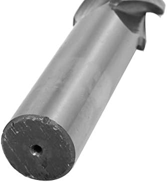 Aexit 24mm Cutting End Mills Dia 20mm Shank HSS-AL 4 spiralne Flutes dubljenje kraj mlin kvadratni nos kraj mlinova bušenje