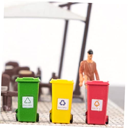 Yardwe 30 kom Mini kanta za smeće sitna kućna oprema smeće Organizator kanta za skladištenje minijaturna