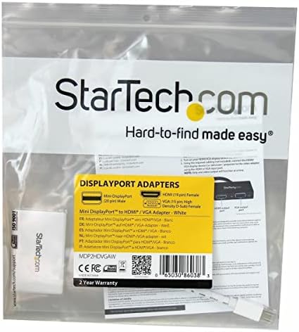 Starch.com Mini DisplayPort do HDMI i VGA - 2 u 1 putni adapter - Mini DisplayPort do VGA adapter - Mini