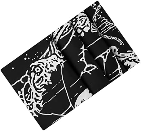 Krelymics lobanja tapiserija crno-bijela tapiserija estetske tapiserije Gotički kostur tapiserija tamno horor tapiserski zid viseći za spavaću sobu