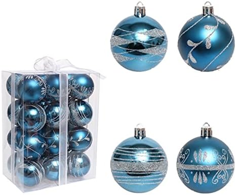 Royio Božićna lopta Božićna dekoracija kuglice Višebojne boje kuglice ShatterOnOprot ornament set mini