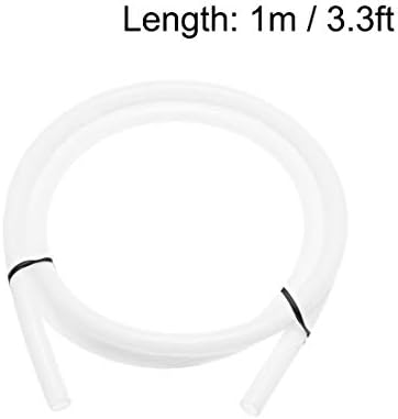 Uxcell silikonska cijev, 3/16 ID x 5/16 od 3,3ft gumenog cijevi za cijev za cijev za vodu za vodu za prijenos