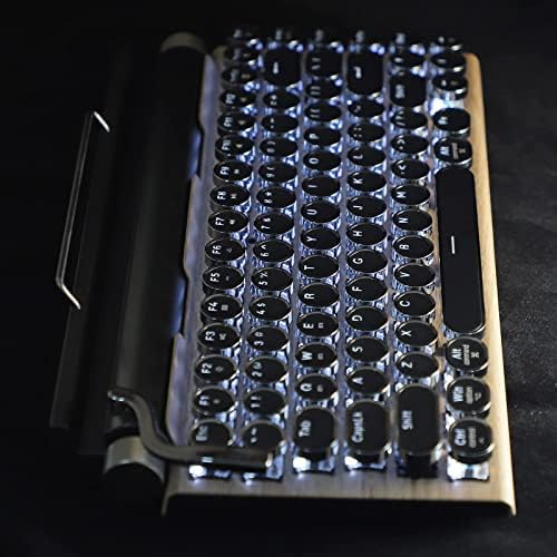 Avanturisti Retro mehanička tastatura u stilu pisaće mašine LED pozadinsko osvetljenje 83 tasteri
